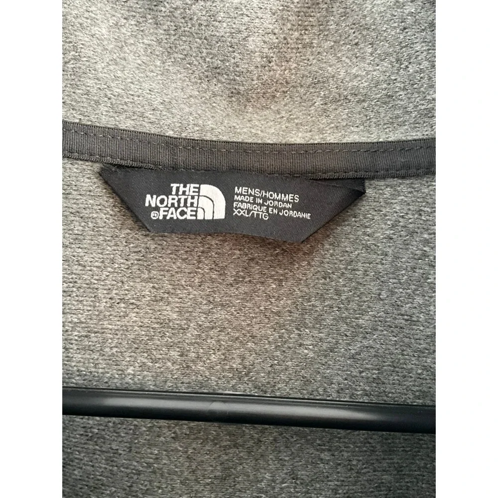 The North Face Mens XXL Gray Tequila Partida 1/4 Zip Pullover Tech Fleece Jacket